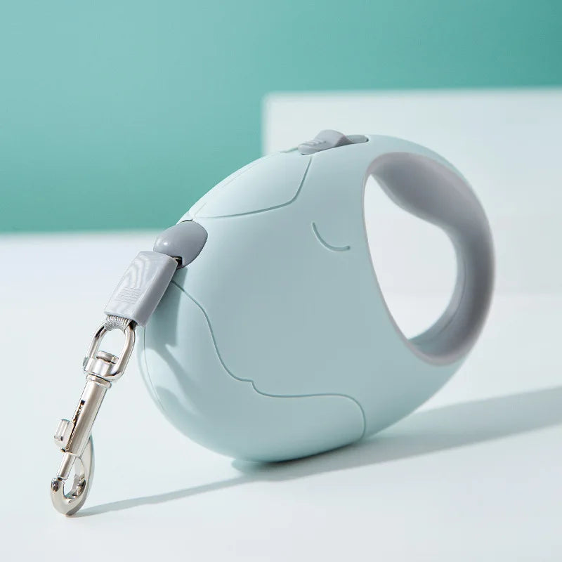 Retractable Nylon Dog Leash – Quick Release Pet Lead for Puppies & Small Dogs