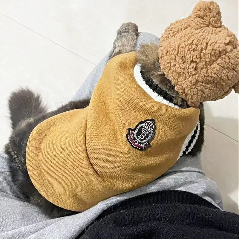 Autumn Winter Pet Cat Dog Sweater - Warm Coat for Small, Medium, and Large Pets Ditzy Petunia