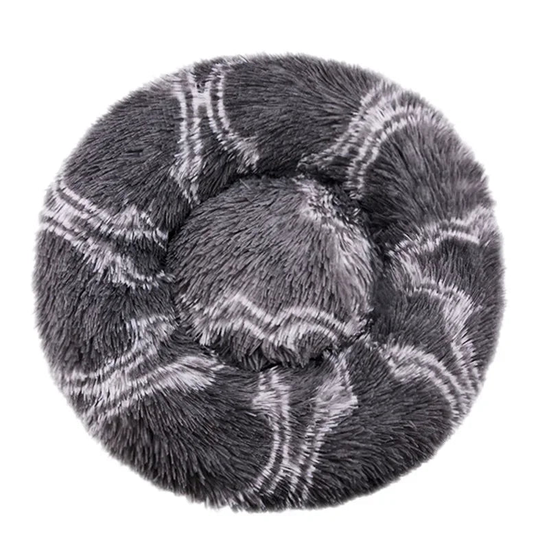 Eco-Friendly Plush Pet Bed with Non-Slip Bottom – Soft & Comfortable Dog and Cat Bed (Machine Washable) Ditzy Petunia