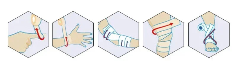 Breathable Elastic Pet Bandage Wrap – Self-Adhesive Tape for Feet, Ankle, Finger, and Knee Protection | Anti-Dirt and Durable Design Ditzy Petunia