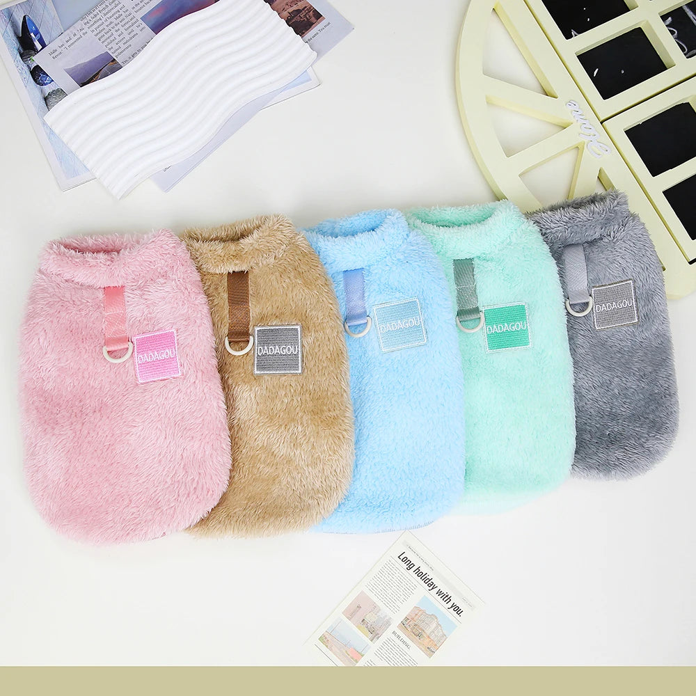 Winter Fleece Pet Vest – Cozy, Soft, and Perfect for Chilly Days