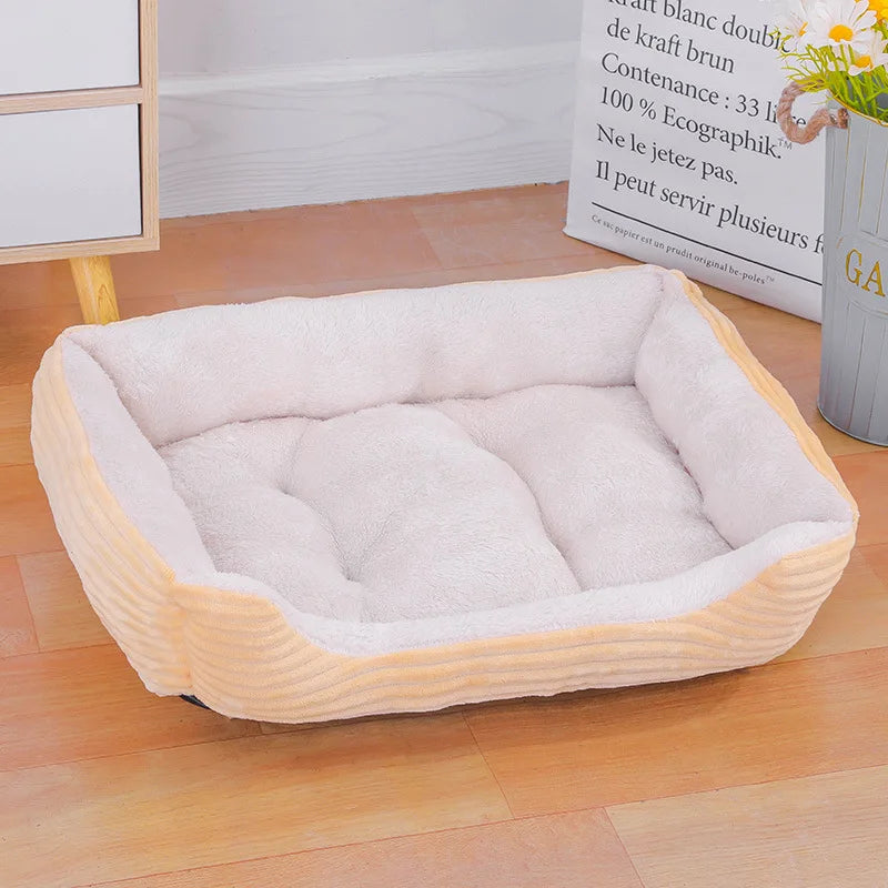 Soft Breathable Dog Bed Waterproof Non-Slip Cushion for Small Medium Large Pets - Machine Washable Puppy Sofa Mat Ditzy Petunia