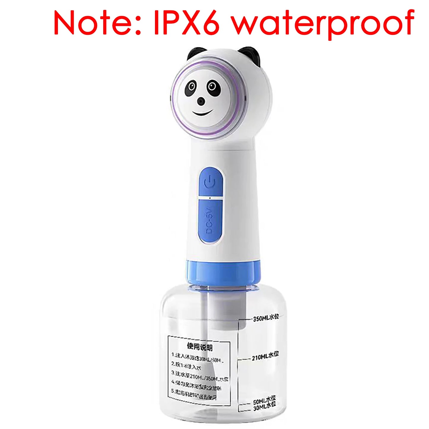 Automatic Pet Foaming Soap Dispenser – USB Rechargeable Cat & Dog Shampoo Machine Ditzy Petunia