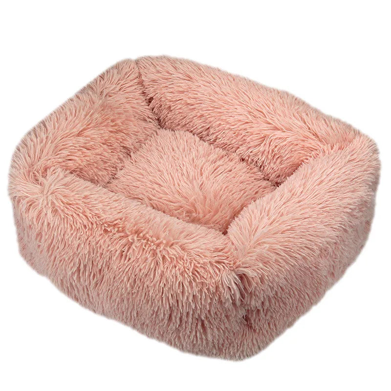 Luxury Plush Dog Bed - Washable Calming Pet Bed : XXL (110x90 cm)