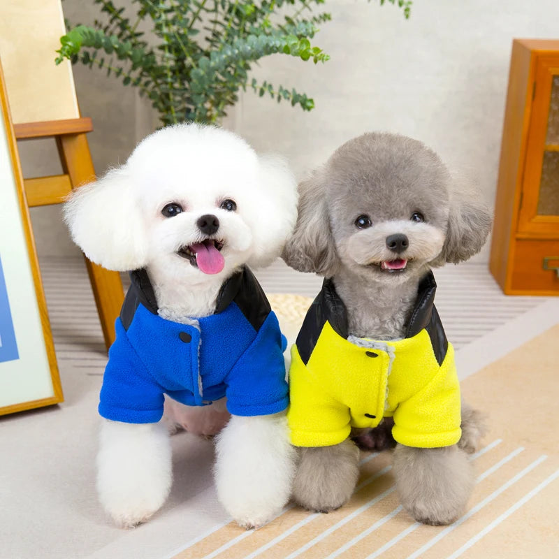 Winter Dog Coat Warm Fleece Jacket for Small & Medium Dogs – French Bulldog, Chihuahua, Yorkie, Pomeranian, Puppy Clothes
