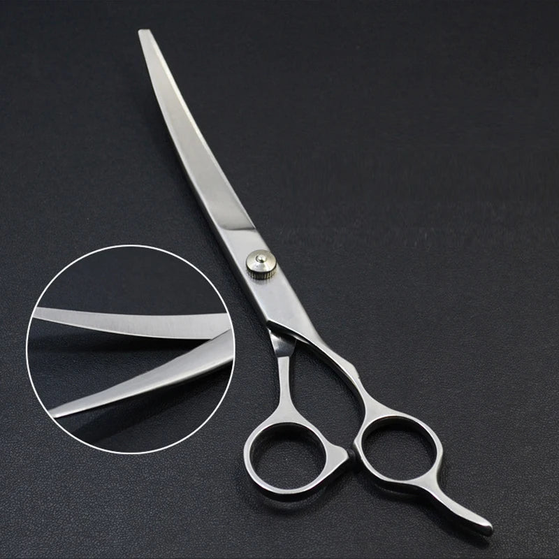 Professional Pet Grooming Scissors Set - Stainless Steel Dog Hair Trimming Tools