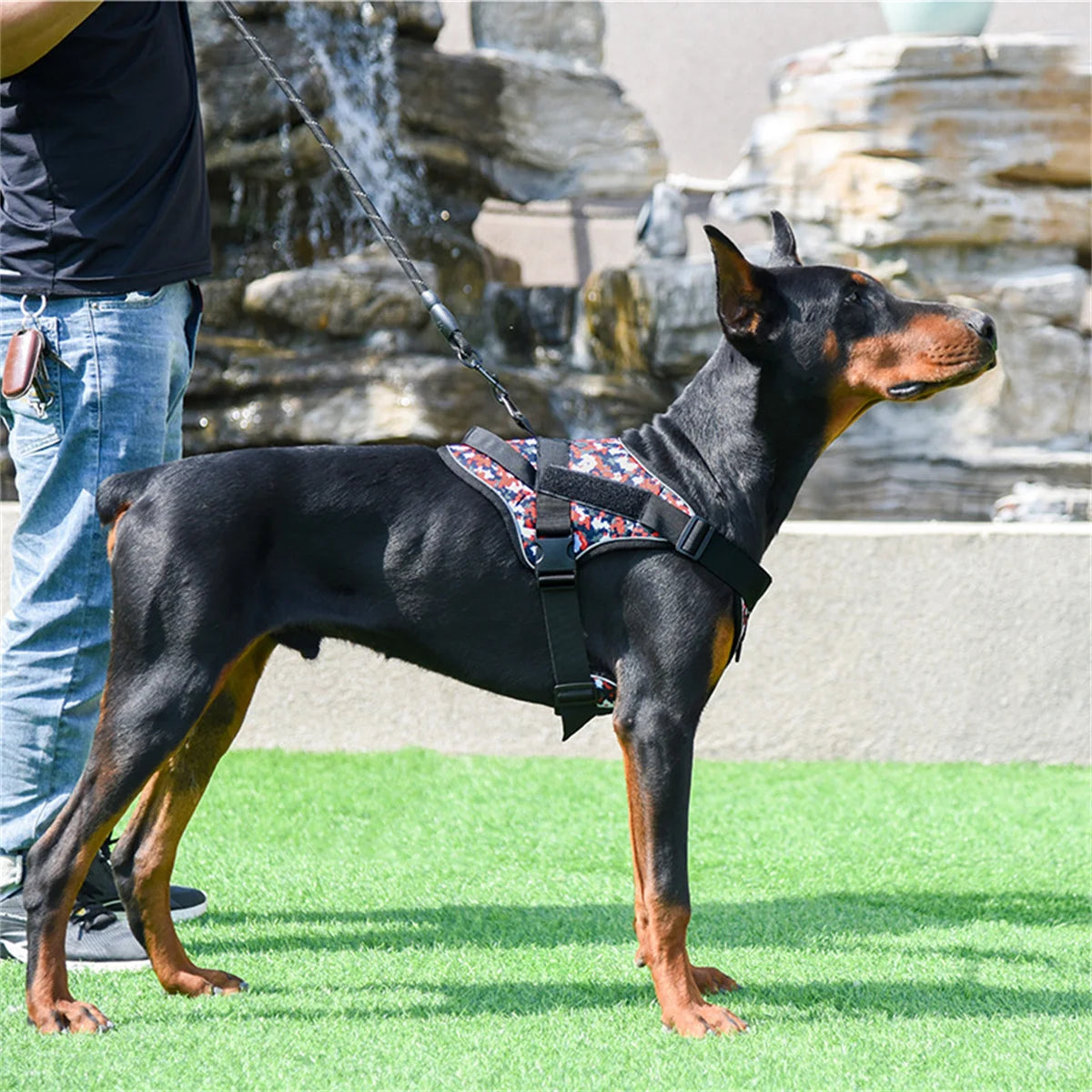 Soft Nylon Puppy Vest Harness โ Secure & Comfortable for Daily Walks