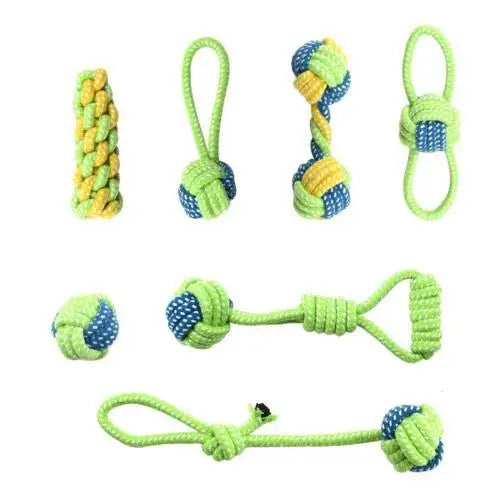 Interactive Dog Rope Toys - Safe Chew & Dental Care for Puppies & Large Dogs Ditzy Petunia