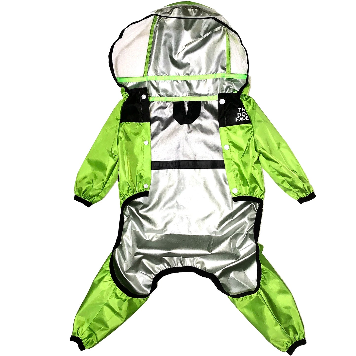 Fashionable Waterproof Pet Raincoat with Hoodie for Dogs, XS-4XL, Light & Comfortable Ditzy Petunia