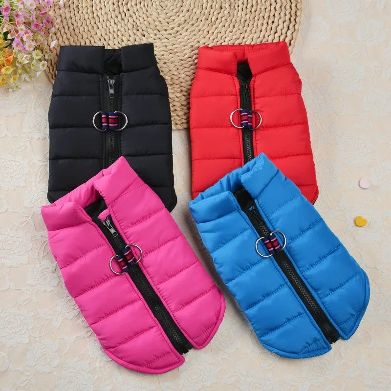 Winter Warm Dog Coat Jacket ā Windproof Pet Clothes for Small Dogs and Cats