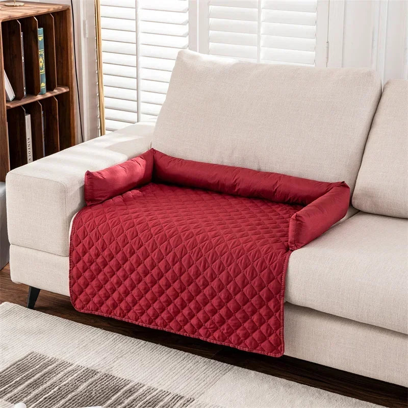 Waterproof Anti-Slip Pet Sofa Mat | Washable Dog & Cat Couch Slipcover | Anti-Dirt Protector for Living Room Furniture & Pet Beds Ditzy Petunia