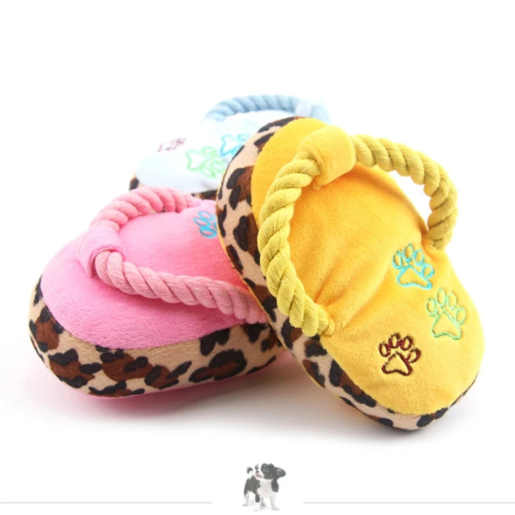 🐶 Soft Plush Squeaky Dog Toy – Cute & Durable Chew Companion