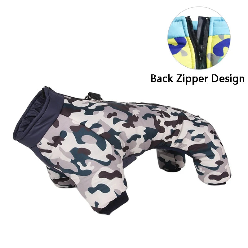Winter Warm Thicken Dog Jacket for Small Medium Dogs - Waterproof, Windproof, Cozy Coat for Chihuahua, French Bulldog, Pug & More Ditzy Petunia
