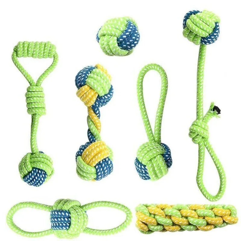 Interactive Dog Rope Toys - Safe Chew & Dental Care for Puppies & Large Dogs Ditzy Petunia
