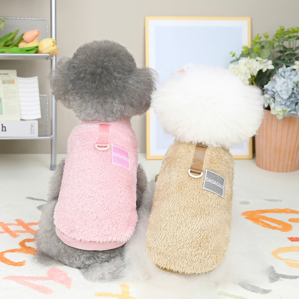 Winter Fleece Pet Vest – Cozy, Soft, and Perfect for Chilly Days