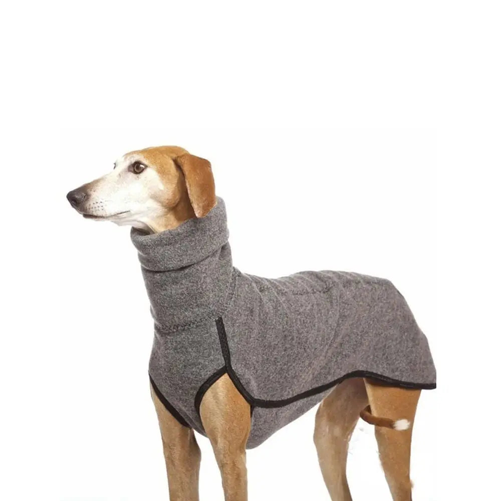 Winter High Collar Dog Sweater | Soft Cotton Hoodie Coat for Medium & Large Dogs | Warm Pitbull, Great Dane, and Greyhound Coat