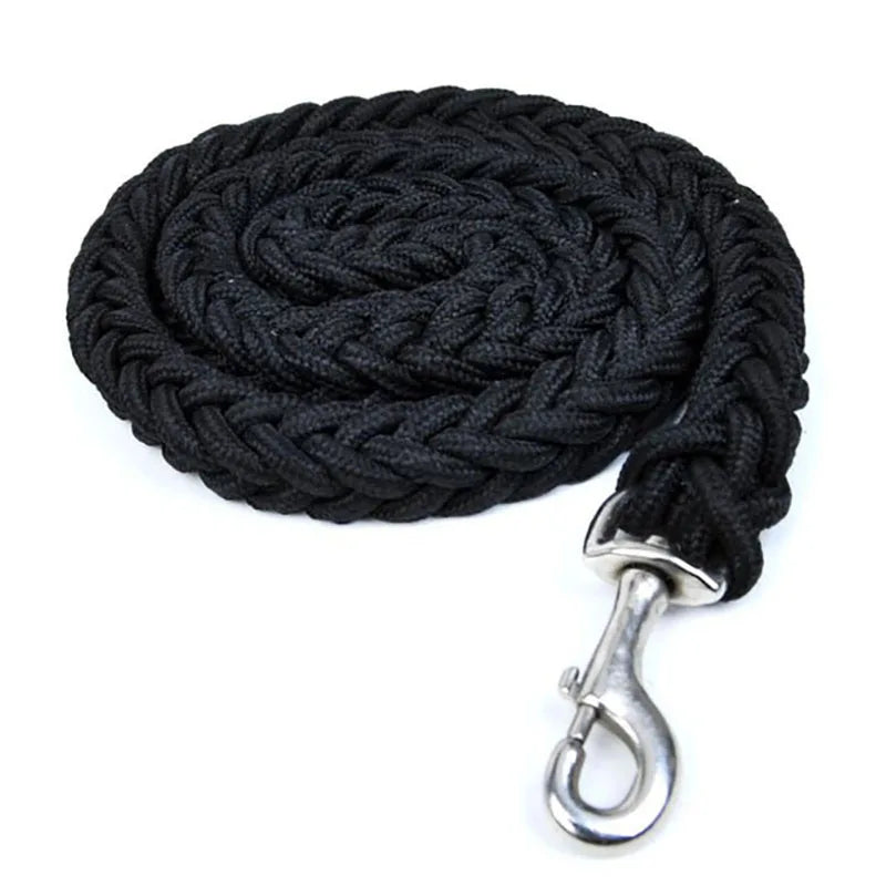 Heavy-Duty Nylon Dog Leash with Quick Release – Durable Rope Lead for Medium & Large Dogs