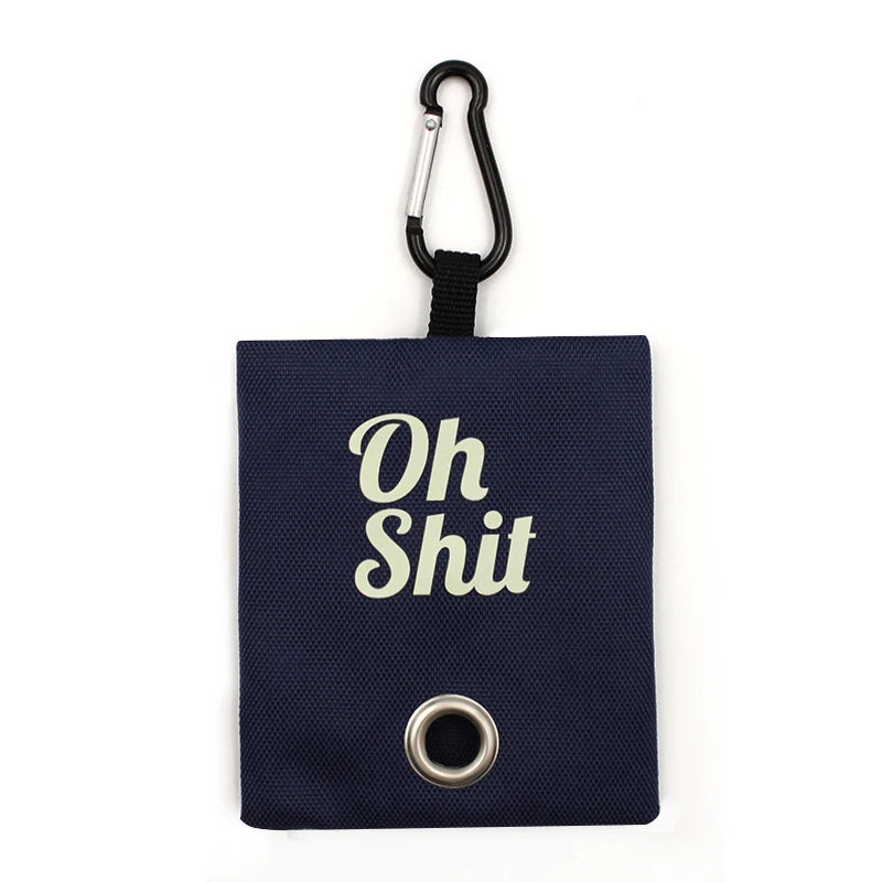 Canvas Dog Poop Bag Holder - Durable, Lightweight, and Eco-Friendly Ditzy Petunia