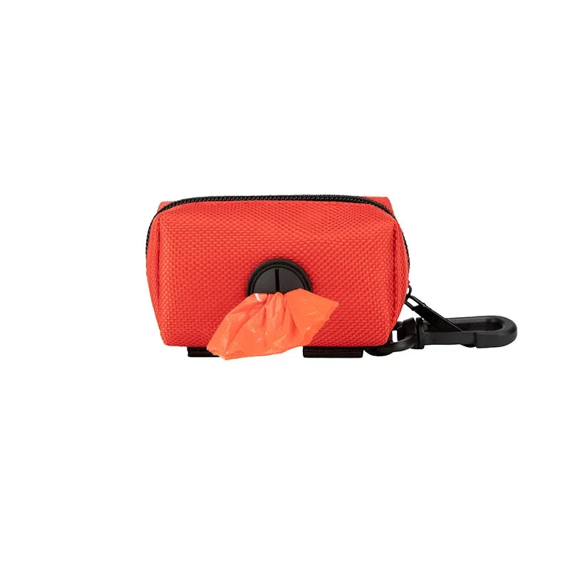 Dog Poop Bag Dispenser - Portable Waste Bag Holder for Outdoor Pet Cleanup Ditzy Petunia