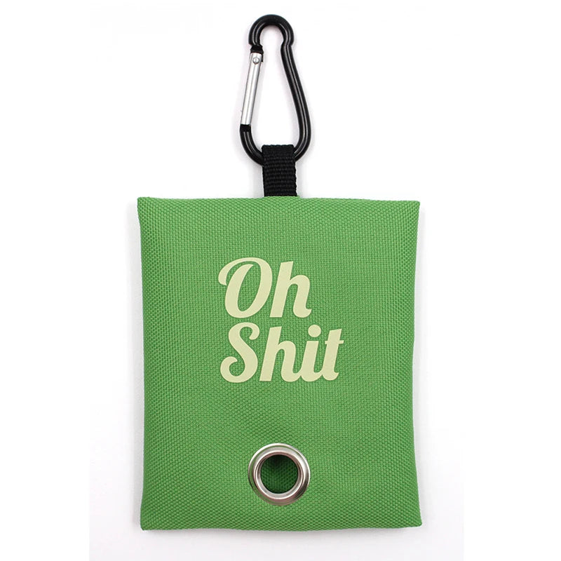 Canvas Dog Poop Bag Holder - Durable, Lightweight, and Eco-Friendly Ditzy Petunia