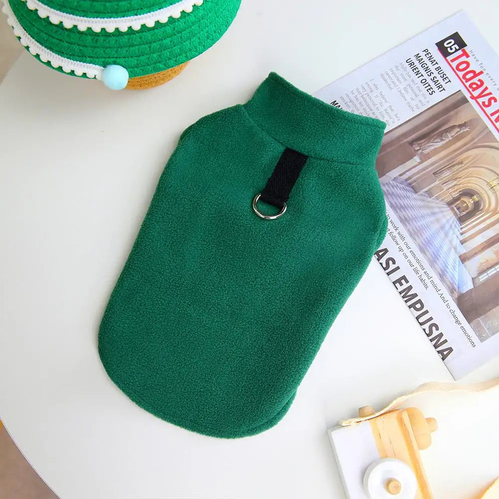 Winter Fleece Pet Vest – Cozy, Soft, and Perfect for Chilly Days