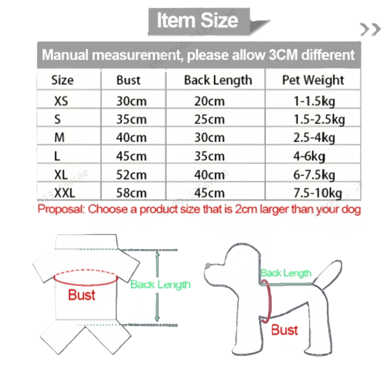 Warm Pet Dog Sweaters – Winter Clothes for Small Medium Dogs, Knitted Coat for Puppies, Cats (Chihuahua, Yorkie, French Bulldogs)