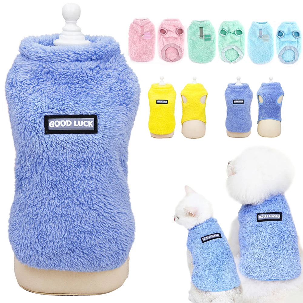 Winter Fleece Pet Vest – Cozy, Soft, and Perfect for Chilly Days