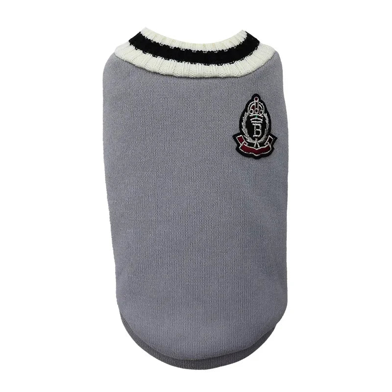 Autumn Winter Pet Cat Dog Sweater - Warm Coat for Small, Medium, and Large Pets Ditzy Petunia