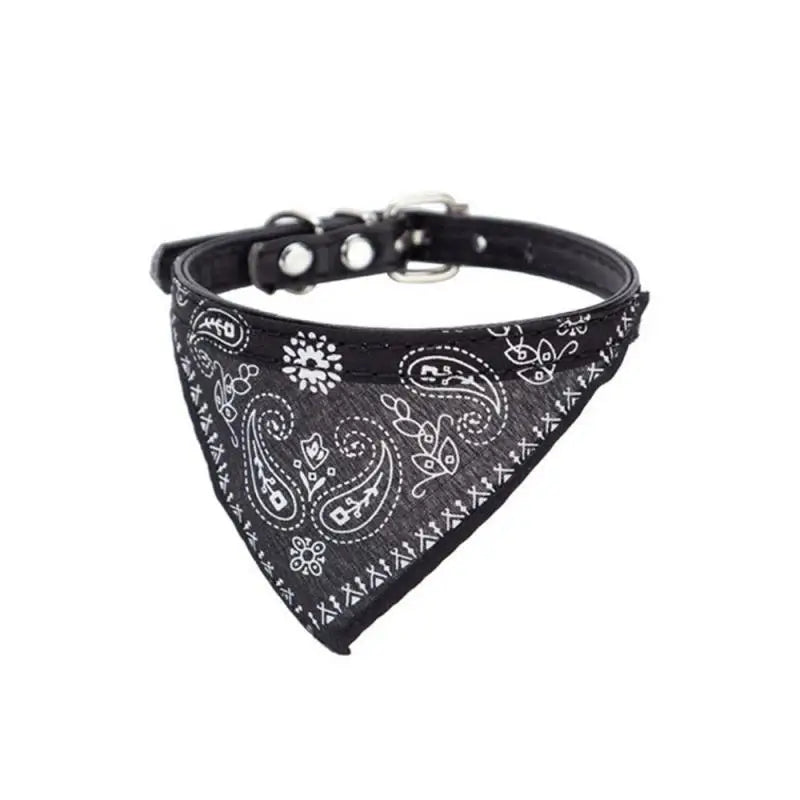 Adjustable Pet Scarf Collar with Triangle Bandana β For Small Dogs & Cats