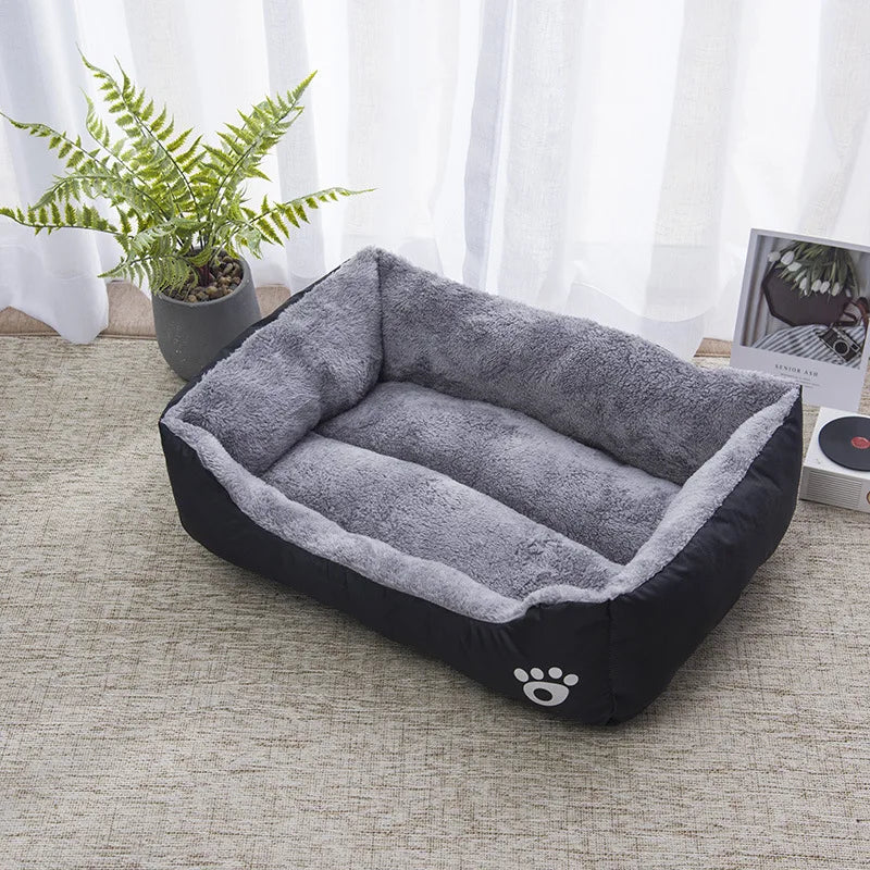 Soft Breathable Dog Bed Waterproof Non-Slip Cushion for Small Medium Large Pets - Machine Washable Puppy Sofa Mat Ditzy Petunia