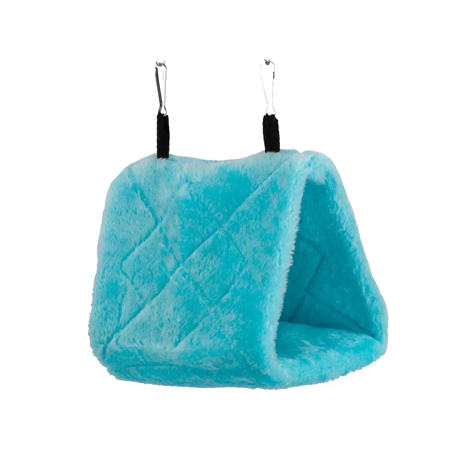 Cozy Bird Hammock Hut – Plush Warm Triangular Nest for Parrots & Small Birds
