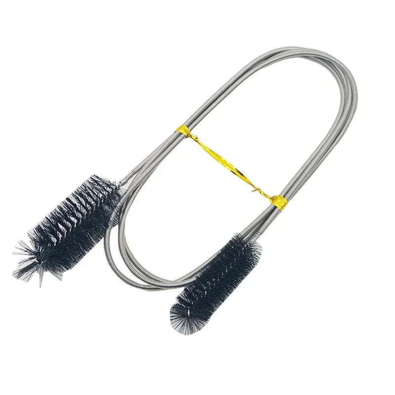 Flexible Aquarium Cleaning Brush – Stainless Steel Hose Brush for Fish Tanks, Filters & Tubing
