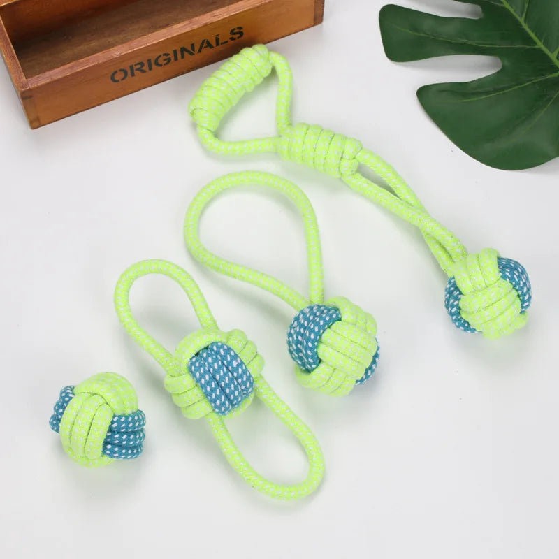 Interactive Dog Rope Toys - Safe Chew & Dental Care for Puppies & Large Dogs Ditzy Petunia