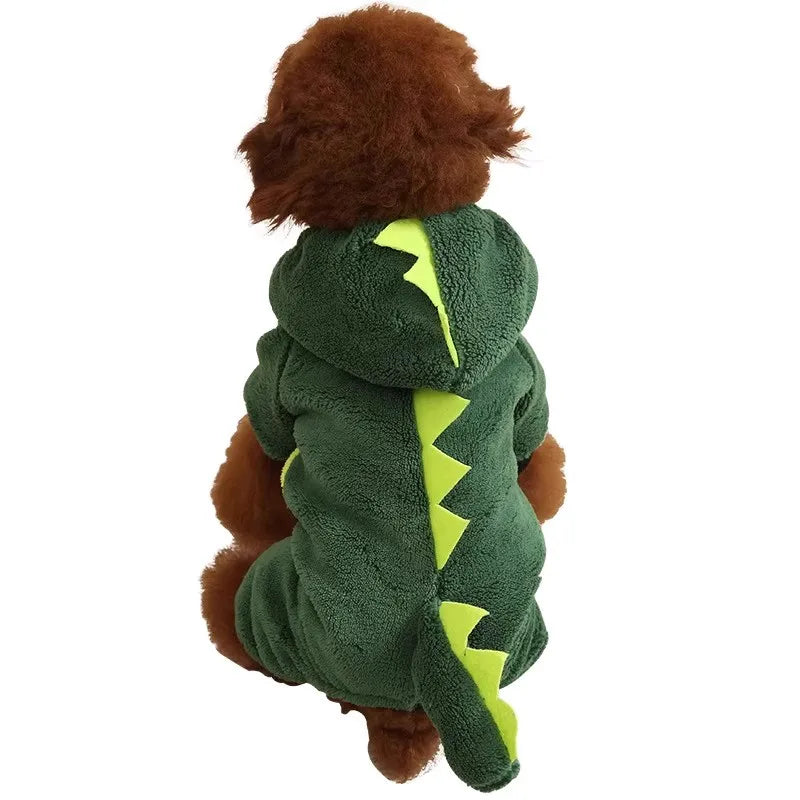 Winter Pet Dog Clothes | Soft Fleece Hoodie for Small Dogs, Puppies, Cats & Chihuahuas | Cute Cartoon Christmas Costume | Pet Accessories