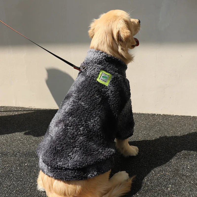 Warm Gradient Dog Jacket - Lamb's Wool Winter Coat for Dogs | Thick, Windproof, and Stylish Pet Clothing Ditzy Petunia