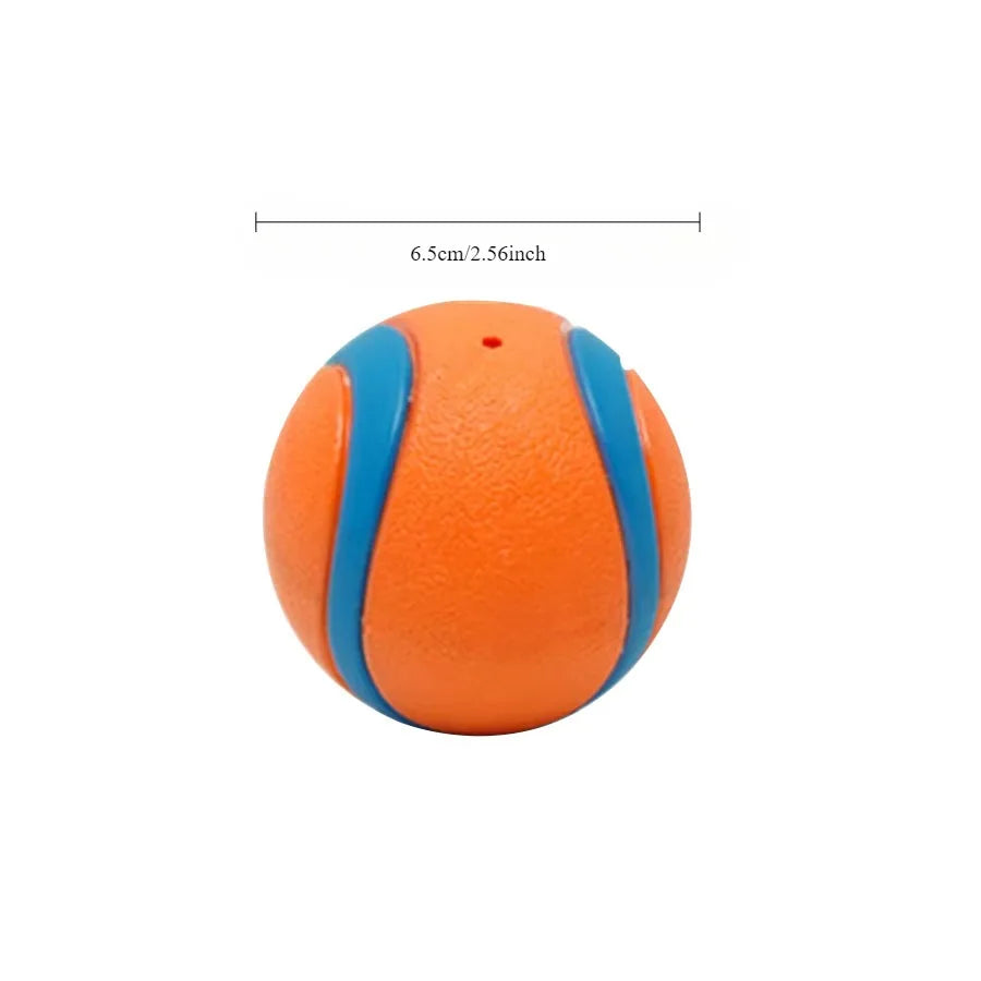 Dog Chew Toy Ball | Rubber Dog Ball for Teeth Cleaning, Chewing, and Play | Durable Pet Toy for Small, Medium, and Large Dogs