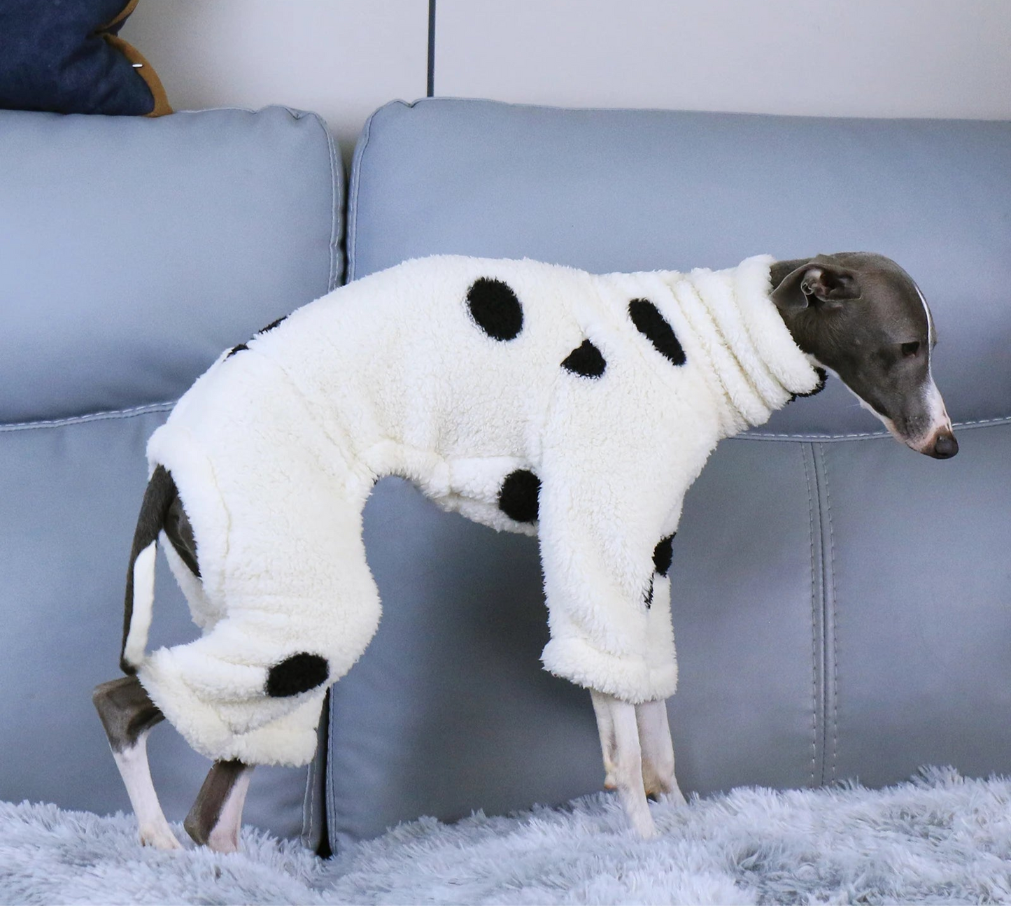 Fleece Turtleneck Dog Vest - Winter Warm Clothes for Italian Greyhounds & Whippets