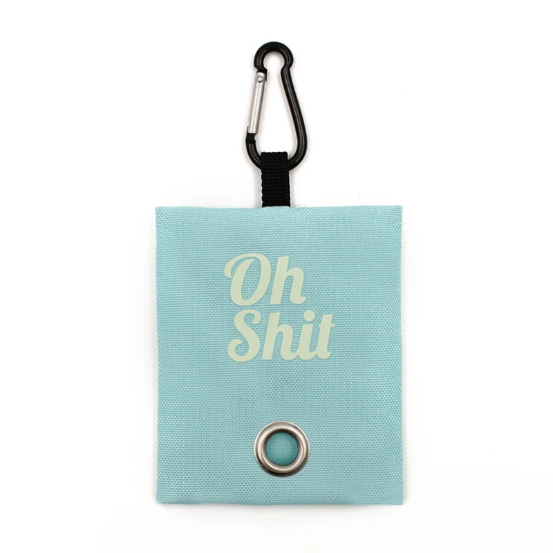 Canvas Dog Poop Bag Holder - Durable, Lightweight, and Eco-Friendly Ditzy Petunia