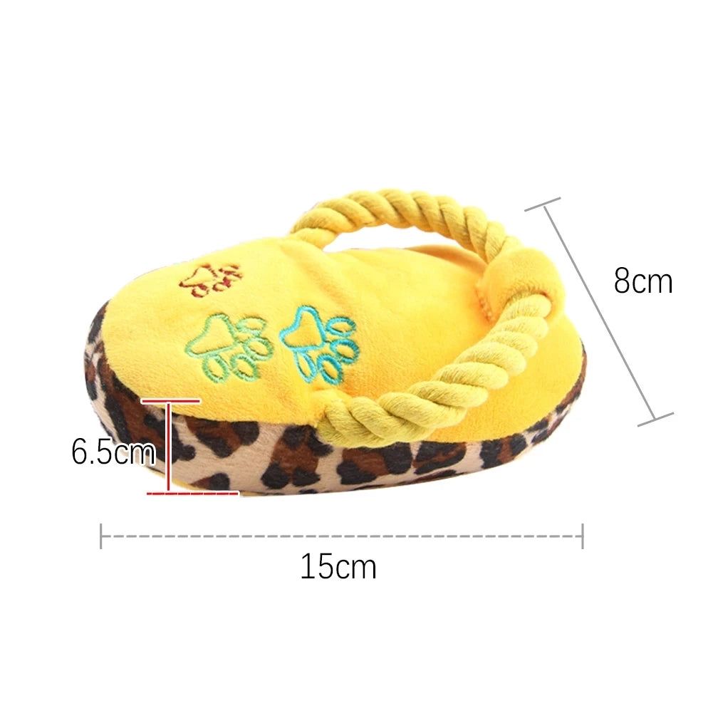 🐶 Soft Plush Squeaky Dog Toy – Cute & Durable Chew Companion