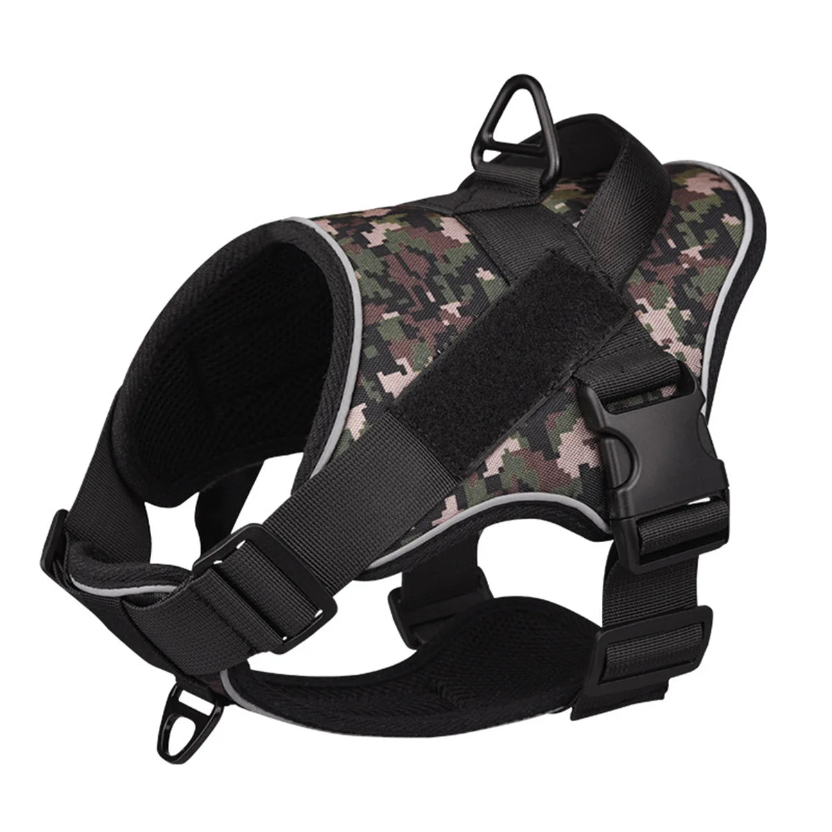 Soft Nylon Puppy Vest Harness โ Secure & Comfortable for Daily Walks