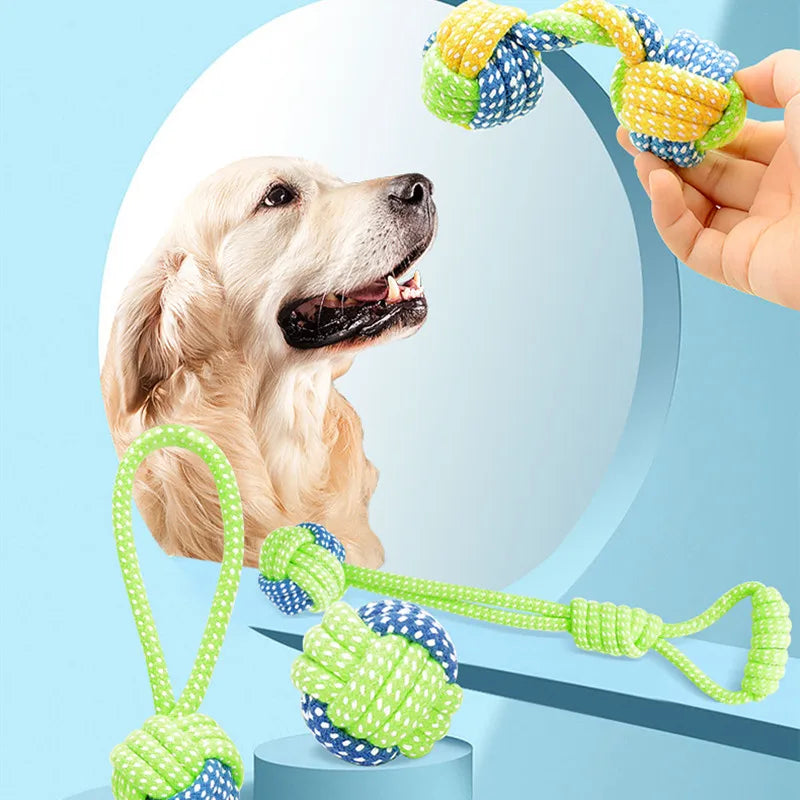 Interactive Dog Rope Toys - Safe Chew & Dental Care for Puppies & Large Dogs Ditzy Petunia