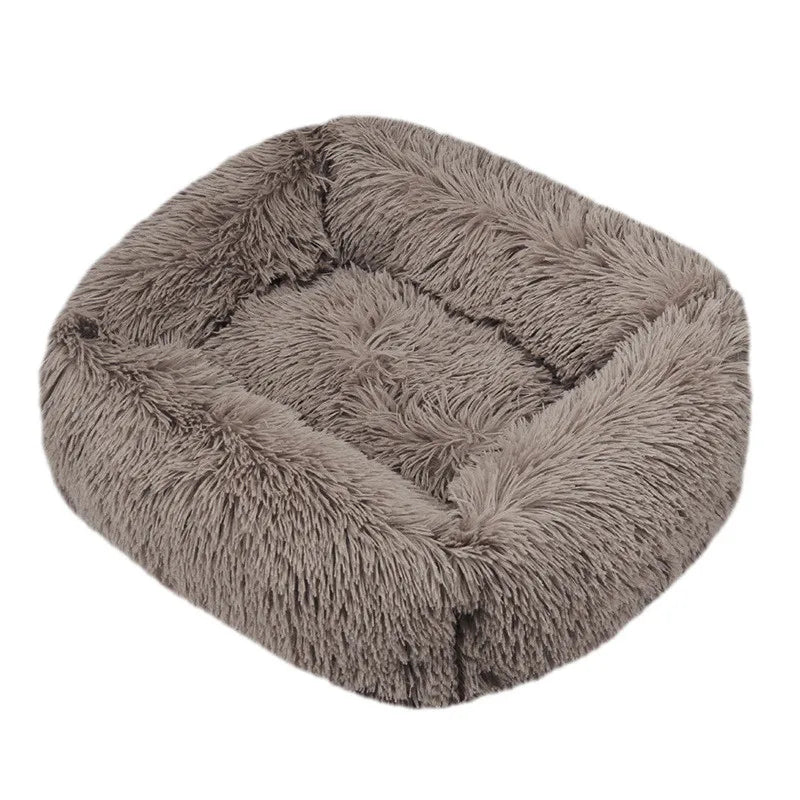 Luxury Plush Dog Bed - Washable Calming Pet Bed : XXL (110x90 cm)