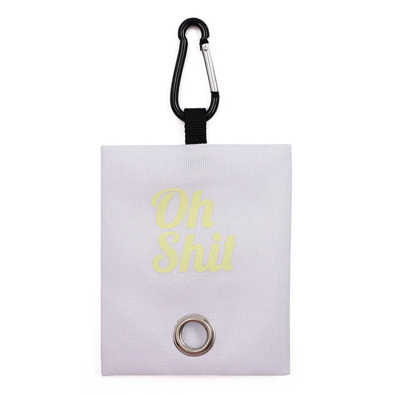 Canvas Dog Poop Bag Holder - Durable, Lightweight, and Eco-Friendly Ditzy Petunia