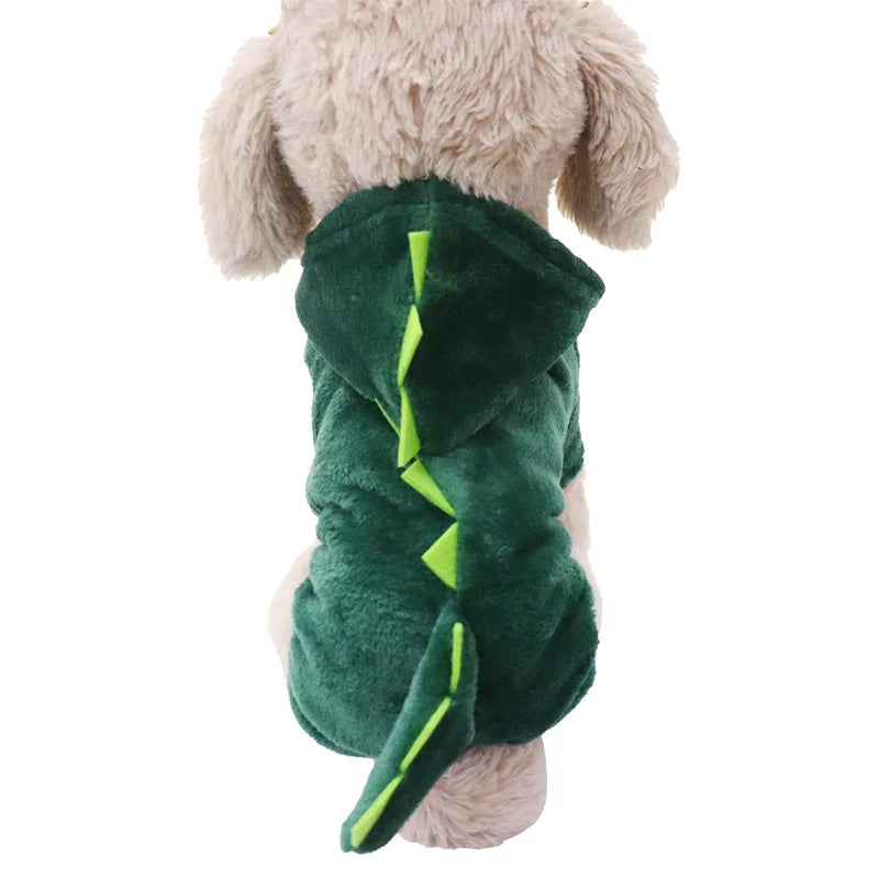 Winter Pet Dog Clothes | Soft Fleece Hoodie for Small Dogs, Puppies, Cats & Chihuahuas | Cute Cartoon Christmas Costume | Pet Accessories