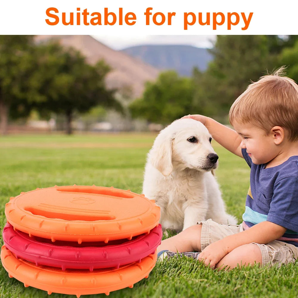 EVA Dog Flying Disc - Floating, Bite-Resistant Toy for Outdoor Play