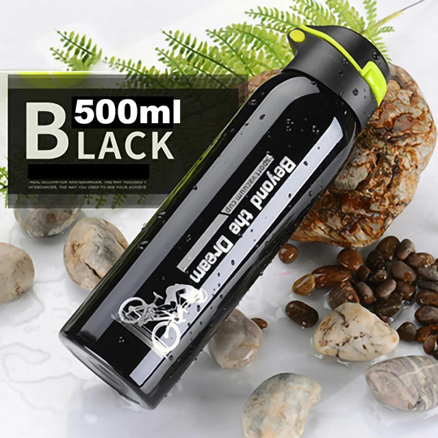 500ML Stainless Steel Bike Water Bottle – Hot & Cold, One-Push Open, Sweat-Proof & BPA-Free Ditzy Petunia