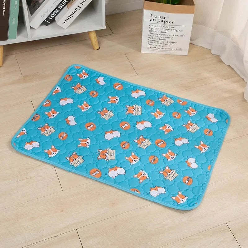 Washable and Reusable Dog Bed Mat – Waterproof, Anti-Slip, Multi-Layer Absorbent Pad