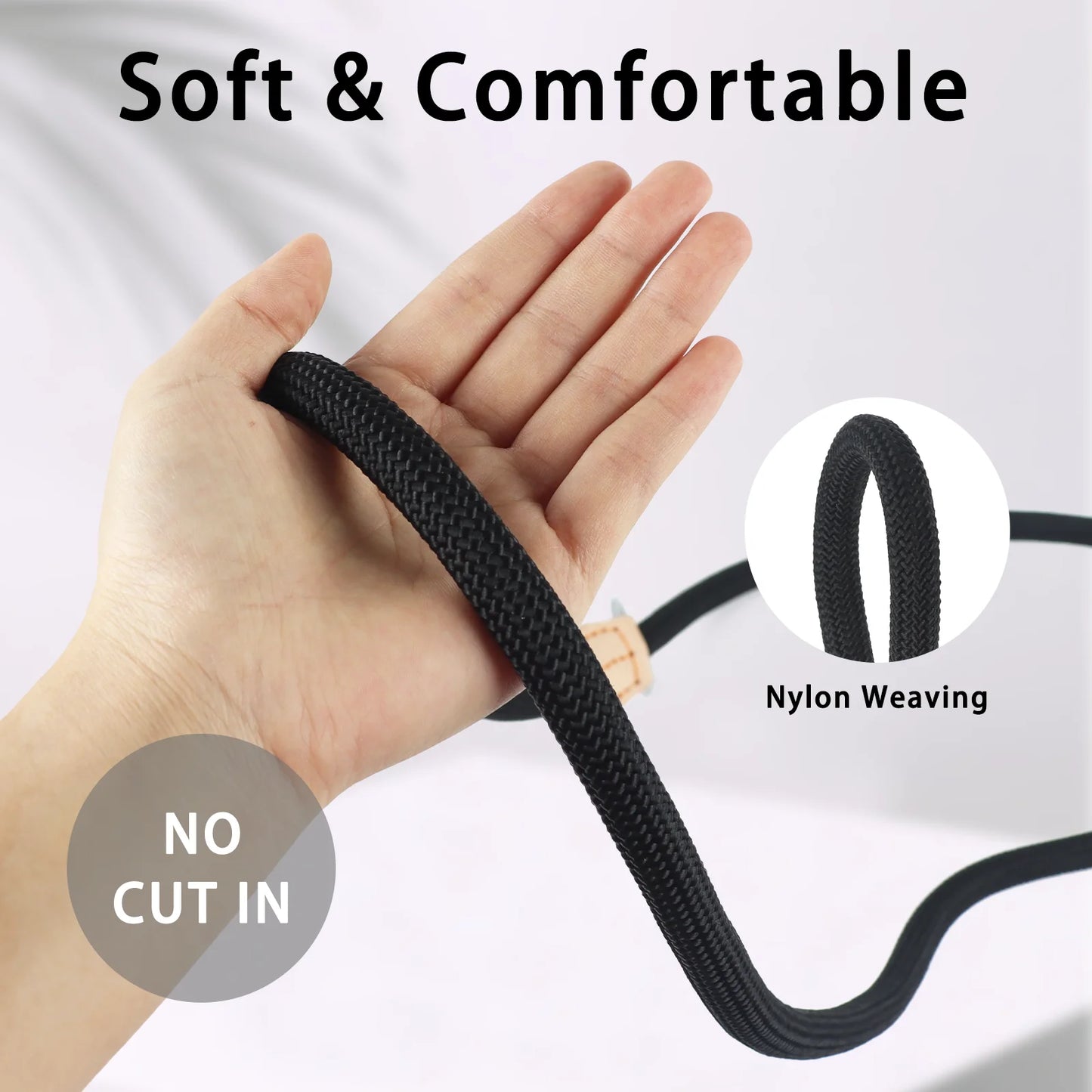 Hands-Free Double Dog Leash – Personalized, Luxury Nylon Leash for Small & Large Dogs