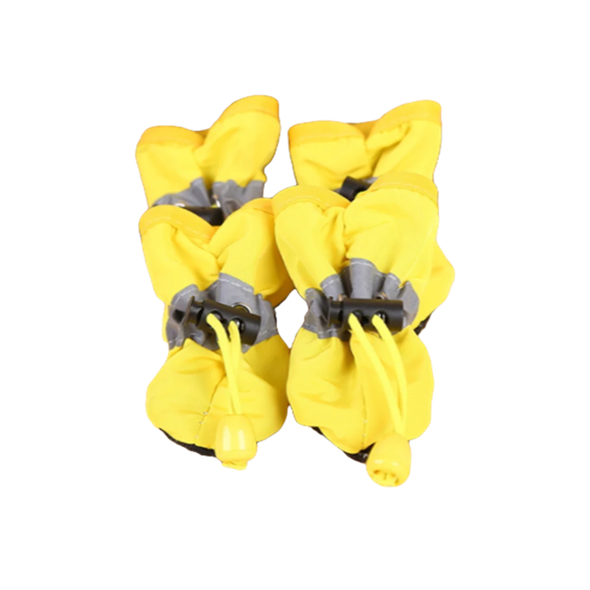 4pcs Waterproof PU Dog Shoes – Non-Slip Puppy Boots for Small to Medium Dogs