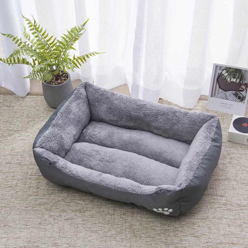 Soft Breathable Dog Bed Waterproof Non-Slip Cushion for Small Medium Large Pets - Machine Washable Puppy Sofa Mat Ditzy Petunia